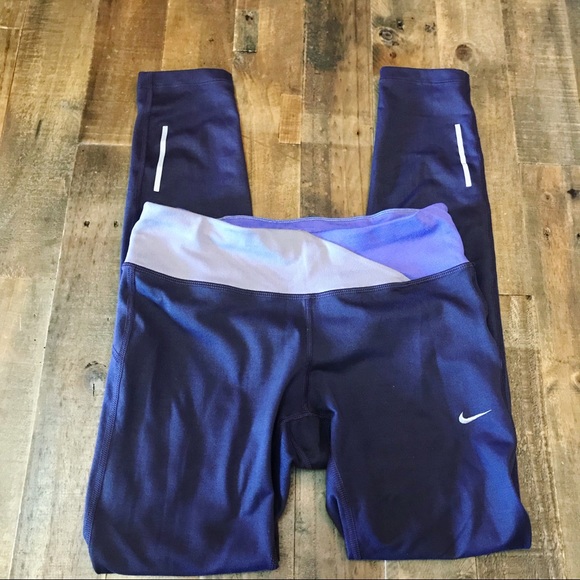 NIke Dri Fit running Joggers in purple - Picture 6 of 7